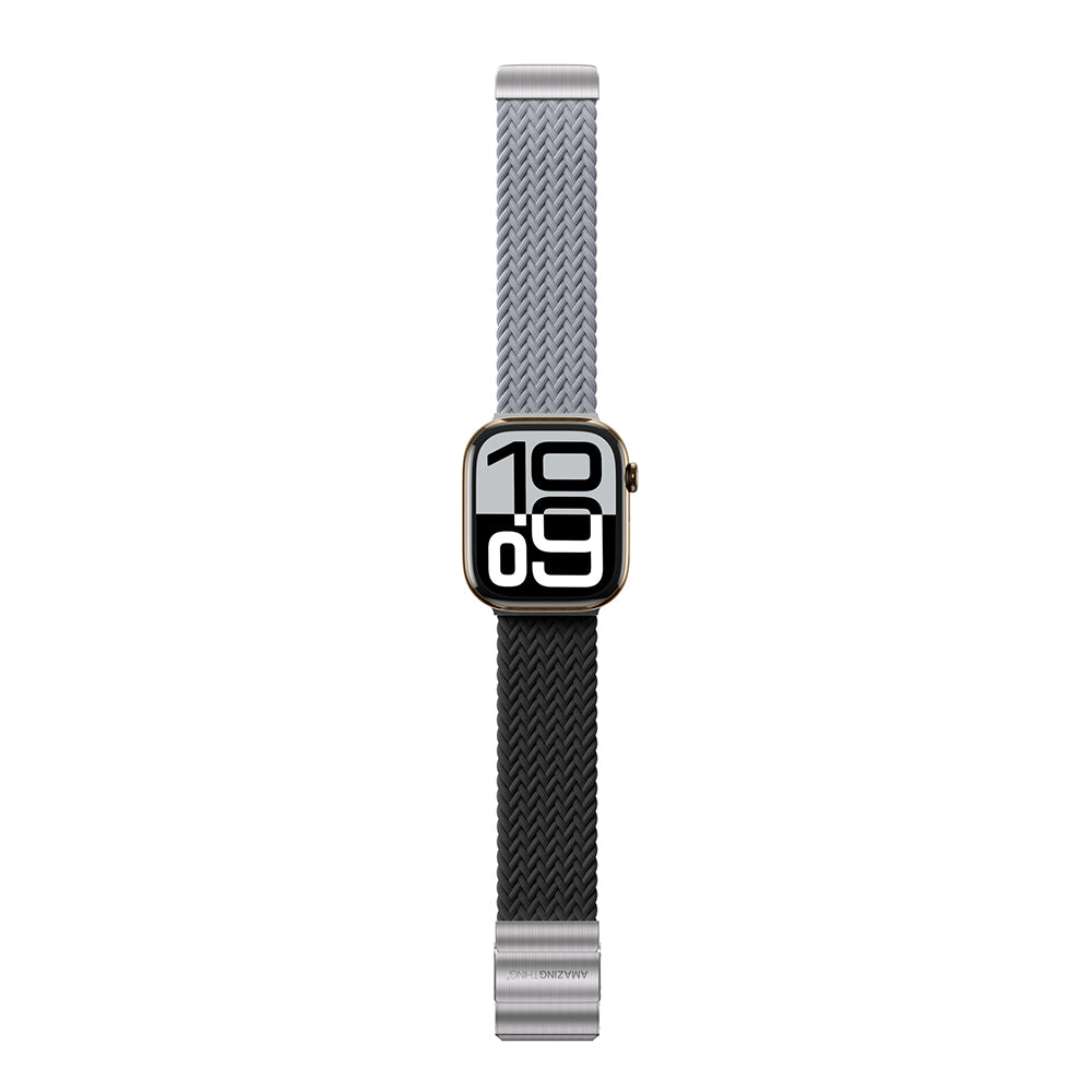 Amazingthing Glamour Blend Apple Watch 46mm Hasır Kordon - 11 Amazingthing Glamour Blend Apple Watch 46mm Hasır Kordon - 11